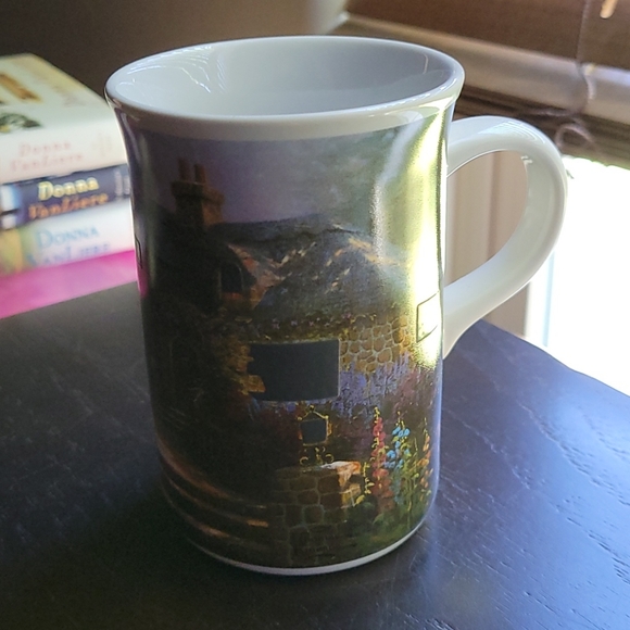 Thomas Kincade Hollyhock House Cofee Mug